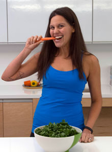 Lindsay Nixon Lindsay S. Nixon in the kitchen.